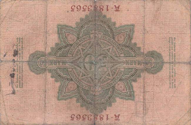 50 Mark 1907 ro.29 D/A